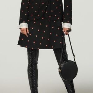 ZARA WOOL BLEND STRAWBERRY SKIRT X STEFANO PILATI